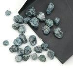 natural blue color rough diamond lot in loose uncut form