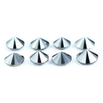 Lot of natural salt and pepper round cut diamonds with dark grey and black inclusions, genuine rustic galaxy diamonds for custom jewelry making, loose natural diamonds arranged on white background.