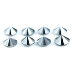 Lot of natural salt and pepper round cut diamonds with dark grey and black inclusions, genuine rustic galaxy diamonds for custom jewelry making, loose natural diamonds arranged on white background.