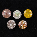 4.13 Ct Round Cut Diamond Lot Mix Colored Diamond Natural Loose Diamond Use For Jewerly