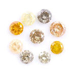 0.78 Ct Natural Loose Round Rose Cut Diamond Unique Colored Diamond Use For Jewerly