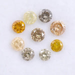 0.78 Ct Natural Loose Round Rose Cut Diamond Unique Colored Diamond Use For Jewerly