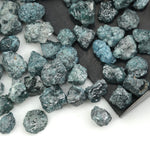 natural blue rough diamond with an uncut raw diamond, loose uncut diamond