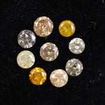 0.78 Ct Natural Loose Round Rose Cut Diamond Unique Colored Diamond Use For Jewerly