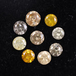 0.78 Ct Natural Loose Round Rose Cut Diamond Unique Colored Diamond Use For Jewerly