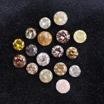 1.49 Ct Natural Loose Fancy Mix Colored Diamond Rose Round Cut Diamond Use For Custom Jewerly