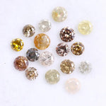 1.49 Ct Natural Loose Fancy Mix Colored Diamond Rose Round Cut Diamond Use For Custom Jewerly