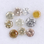0.87 Ct Natural Loose Rose Cut Diamond Round Cut Diamond Fancy Colored Diamond Use For Jewerly