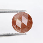 0.68Ct Natural Round Brilliant Cut Diamond Reddish-Brown Colored Diamond For Fine Jewelry Loose Stone