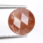 0.68Ct Natural Round Brilliant Cut Diamond Reddish-Brown Colored Diamond For Fine Jewelry Loose Stone