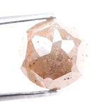 3.56 Ct Round Cut Brown Natural Diamond Loose Stone for Engagement Ring Jewelry