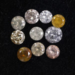 0.87 Ct Natural Loose Rose Cut Diamond Round Cut Diamond Fancy Colored Diamond Use For Jewerly