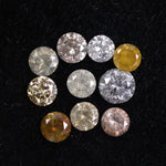 0.87 Ct Natural Loose Rose Cut Diamond Round Cut Diamond Fancy Colored Diamond Use For Jewerly