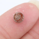 0.68Ct Natural Round Brilliant Cut Diamond Reddish-Brown Colored Diamond For Fine Jewelry Loose Stone