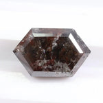 2.07 Ct brown hexagon cut natural diamond loose stone with rich color and sparkle, perfect for engagement rings and custom luxury jewelry.