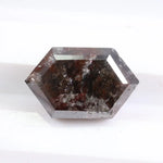 2.07 Ct brown hexagon cut natural diamond loose stone with rich color and sparkle, perfect for engagement rings and custom luxury jewelry.
