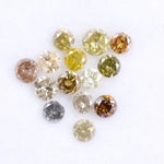 1.30 Ct Round Rose Cut Diamond Natural Loose Fancy Colored Diamond Use For Custom Jewerly
