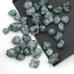 natural blue rough diamond with raw uncut texture for jewelry making and custom designs