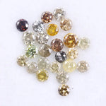 2 Ct Natural Diamond Lot Multi Fancy Color Loose Earth Mined Diamonds Ethical Stones for Custom Jewelry
