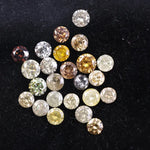 2 Ct Natural Diamond Lot Multi Fancy Color Loose Earth Mined Diamonds Ethical Stones for Custom Jewelry