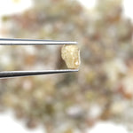 mixed color raw diamond pieces with natural rough surfaces for jewelry making