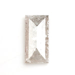 brown colour lab grown elongated baguette cut diamond lab grown pear diamond