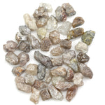 mix color natural rough diamond pieces with uncut raw surfaces for custom jewelry