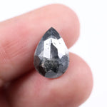 3.21 Ct Black Pear Cut Natural Diamond Loose Stone Ideal for Handmade Rings and Custom Jewelry Designs
