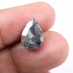 3.21 Ct Black Pear Cut Natural Diamond Loose Stone Ideal for Handmade Rings and Custom Jewelry Designs