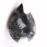 3.21 Ct Black Pear Cut Natural Diamond Loose Stone Ideal for Handmade Rings and Custom Jewelry Designs