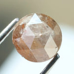 0.82ct brown-grey colored diamond round brilliant cut diamond use for custom jewelry