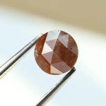 0.68Ct Natural Round Brilliant Cut Diamond Reddish-Brown Colored Diamond For Fine Jewelry Loose Stone