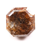 2.57 Ct Brown Asscher Cut Natural Diamond Loose Stone for Custom Rings and Luxury Jewelry Design