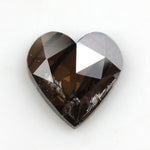brown colour lab grown elongated heart cut diamond lab grown pear diamond