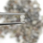 grey brown color rough diamond chips loose uncut raw diamond for jewelry