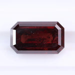 lab created diamond gemstone offering synthetic red diamond emerald cut loose stone for rings