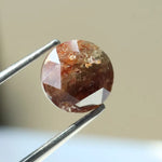 1.52Ct Round Briliiant Cut Diamond Loose Stone sparkle Diamond Brownish-Grey Colored Diamond For Fine Jewelry