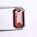 lab created diamond gemstone offering synthetic red diamond emerald cut loose stone for rings