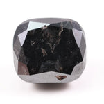 4.38 Ct Black Cushion Cut Natural Diamond Loose Premium Stone for Custom Jewelry and Engagement Ring Designs