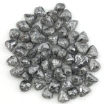 natural grey rough diamond lot for jewelry making