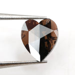 brown colour lab grown diamond vs cubic zirconia 0.95 carat lab grown diamond