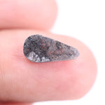 natural pear cut diamond, 2 ct pear diamond ring, salt pepper diamond ring, fancy grey diamond, antique pear diamond, and grey rough diamonds necklace.