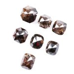 mix colour natural diamonds cushion and Asscher cut loose earth mined diamond stones for jewelry