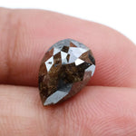 3.64 Ct pear cut brown natural diamond with soft warm tones and elegant sparkle for luxury jewelry