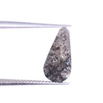 natural pear cut diamond, 2 ct pear diamond ring, salt pepper diamond ring, fancy grey diamond, antique pear diamond, and grey rough diamonds necklace.