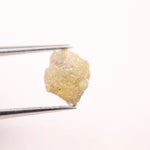 raw uncut diamond crystal showing natural rough diamond appearance yellow grey rough diamond