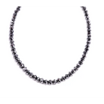 Raw black rondelle diamond beads uncut natural with smooth rondelle shape, ideal for artisan jewelry, handmade bracelets, and statement necklaces