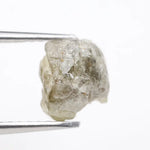 Rough lab grown diamond crystal with uncut finish.