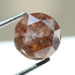 fancy 1.64ct brownish-grey natural rose cut diamond use for custom jewelry loose stone sparkle