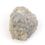 grey color transparent diamonds and uncut diamond earrings